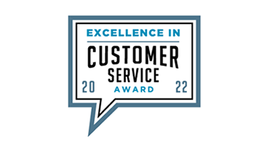 Excellence in Customer Service award 2022